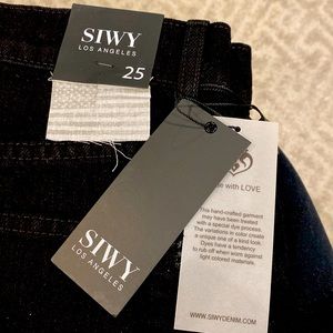 Brand new with tags, SIWY jeans!  Distressed on bottom of legs